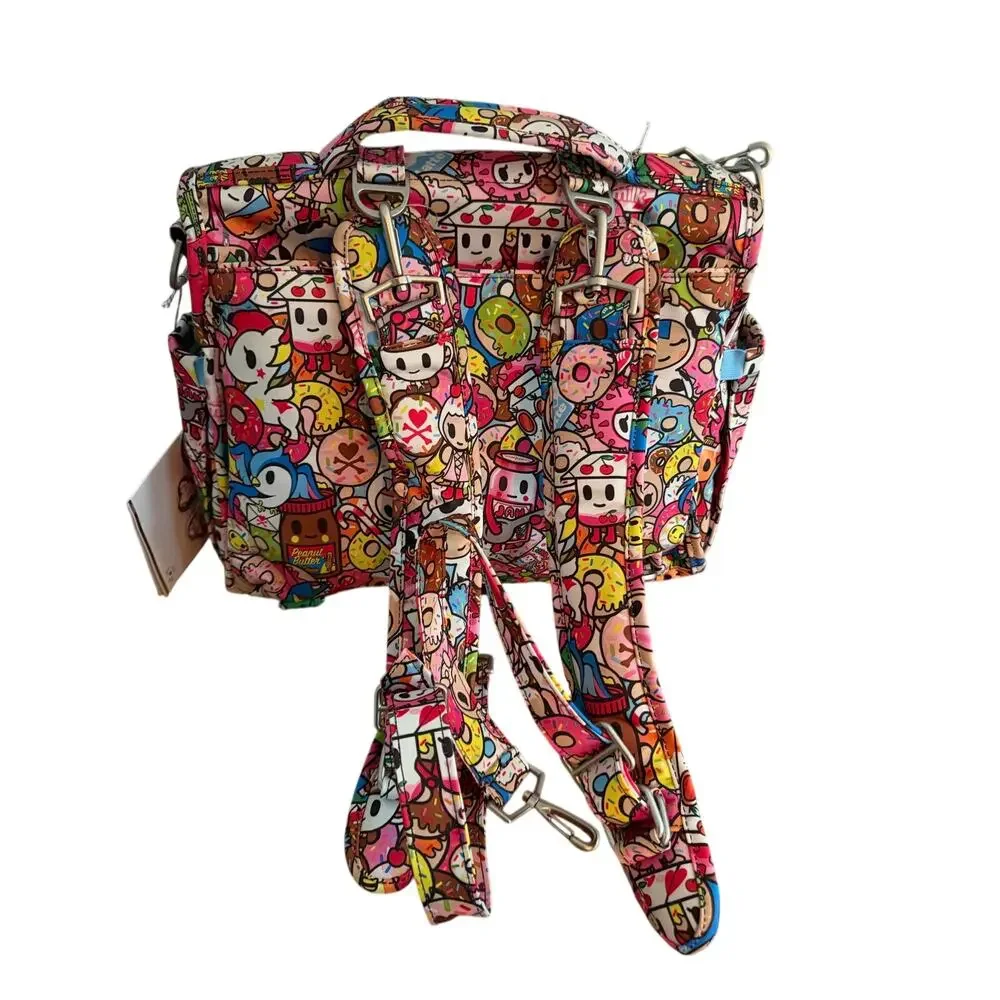 tokidoki x JuJuBe Donutella Sweet Shop Iconic 2.0 Diaper Bag Retired Print NWT